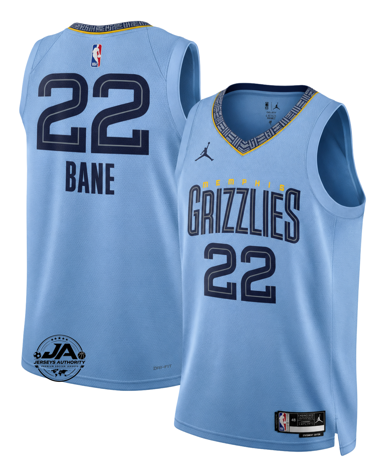 Desmond Bane Memphis Grizzlies Statement Edition Jersey - Light Blue