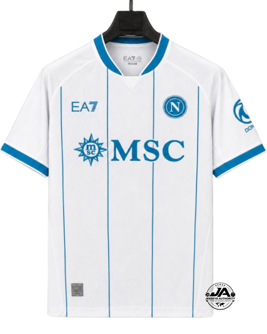26/27 Napoli Away White Jersey - Fan Version