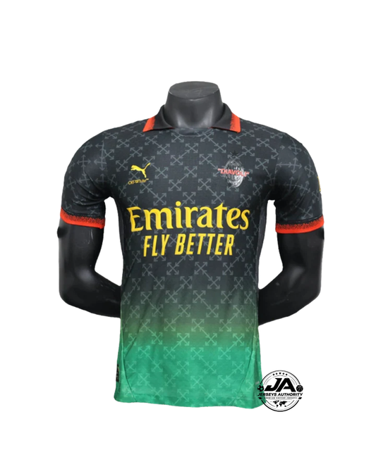 AC Milan 25/26 Commemorative Edition Jersey - Black - Player Version - Slim Fit