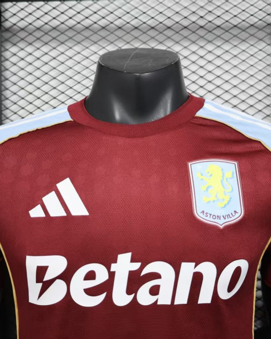 2025/26 Aston Villa Home Player Jersey - Slim Fit
