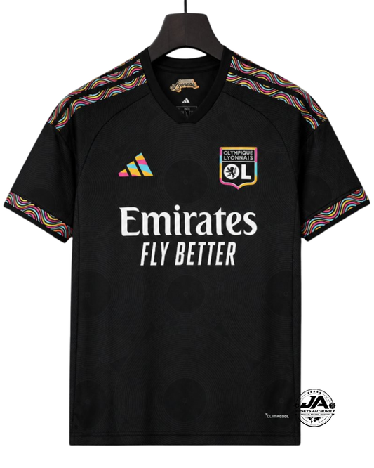 2026/27 Olympique Lyonnais Third Black Jersey - Fan Version