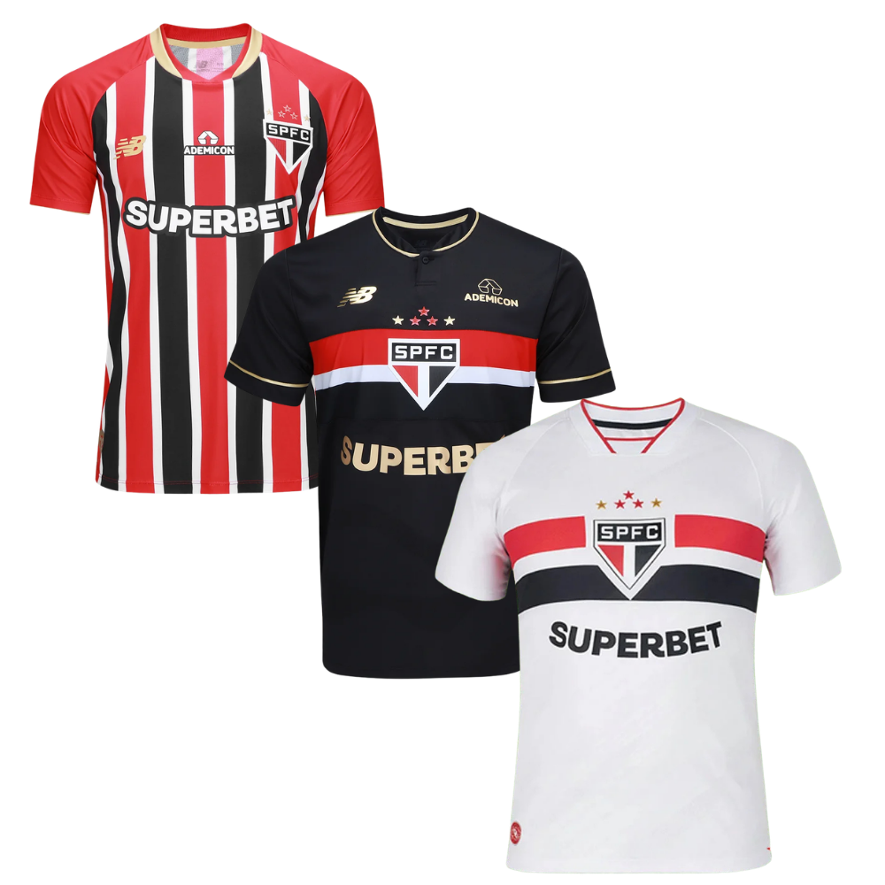 Sao Paulo Home, Away e Third 2025/26 - Kit 3 - Fan Version