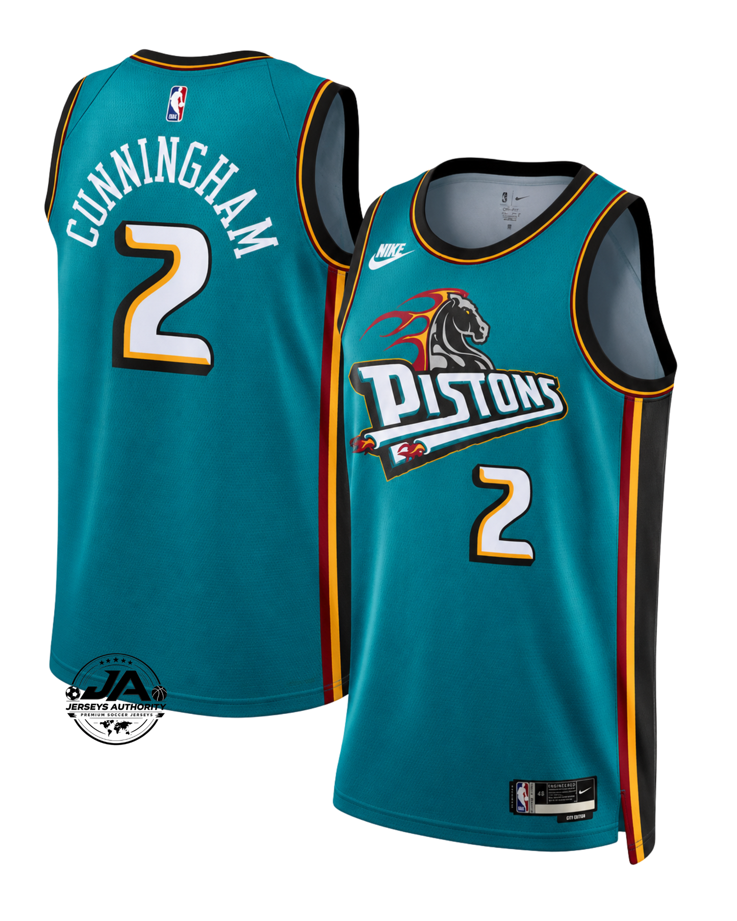 Cade Cunningham Detroit Pistons Classic Edition Jersey - Teal