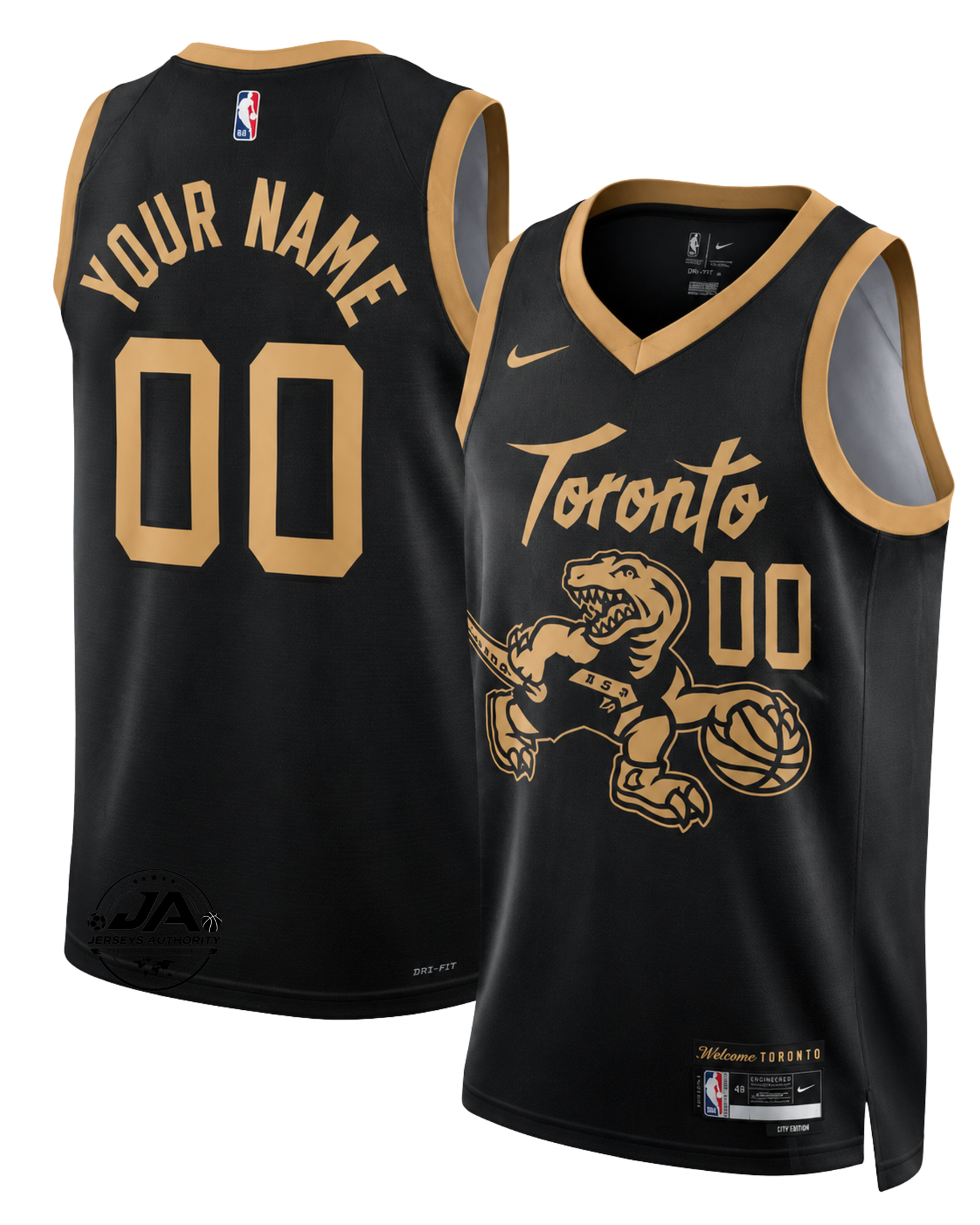 Toronto Raptors City Edition Jersey - Black