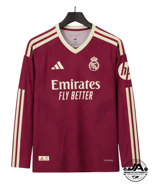 Camiseta de manga larga verde de la tercera equipación del Real Madrid 26/27 - Versión aficionado
