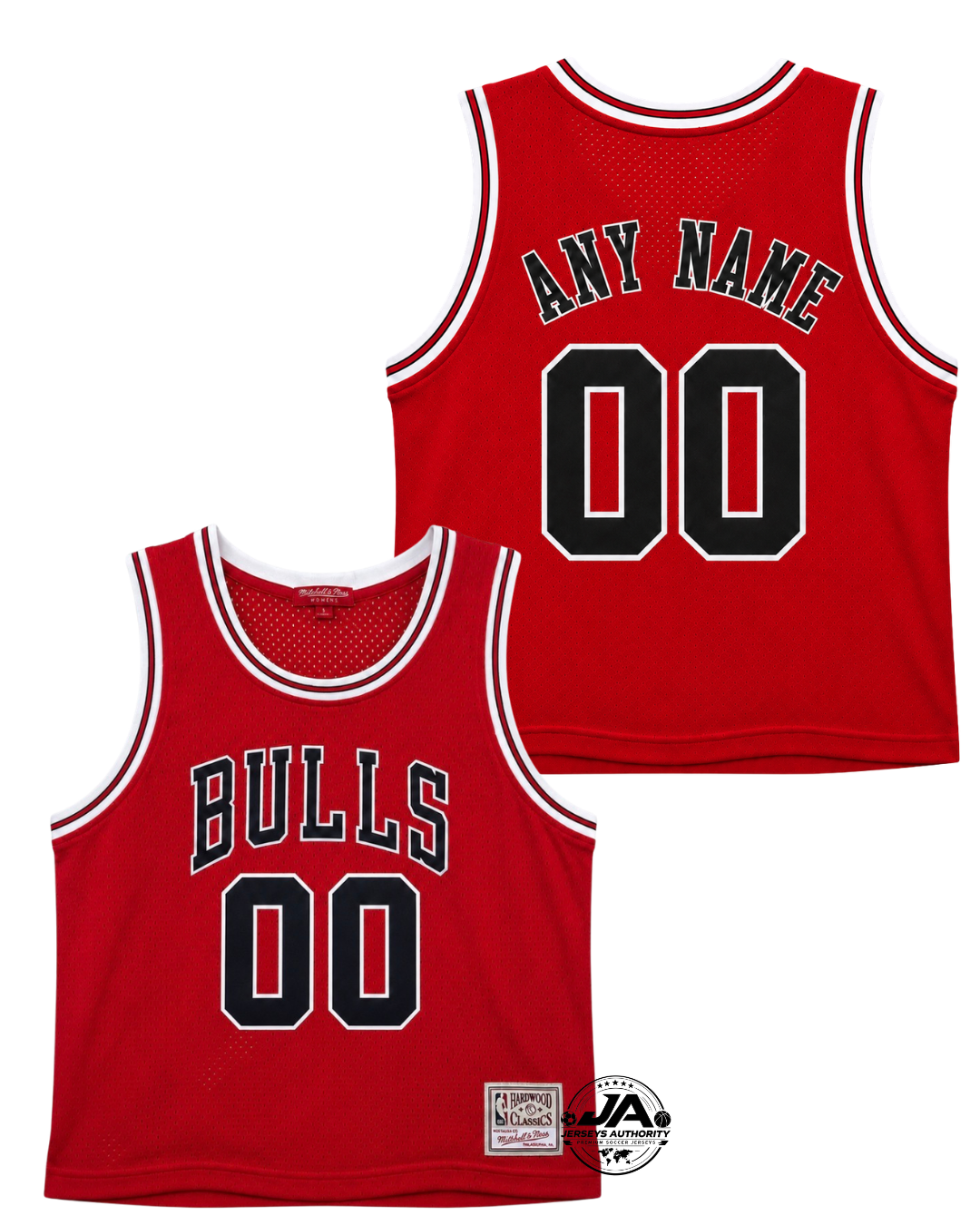 Chicago Bulls Red Women's cropped Retro Jersey