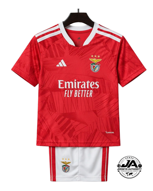 26/27 Kids Benfica Home Kits Jersey