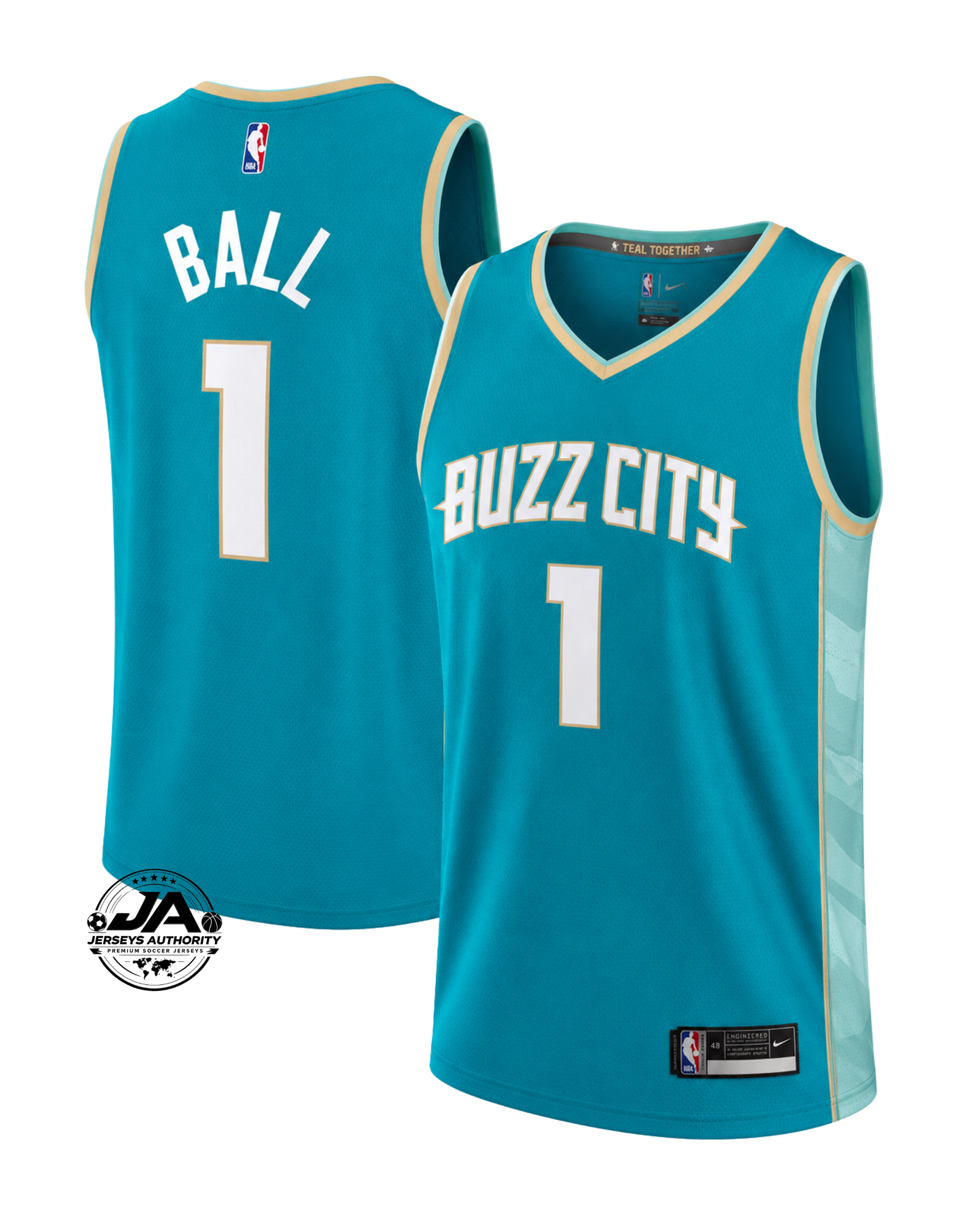LaMelo Ball Charlotte Hornets Fast Break City Edition Jersey - Teal
