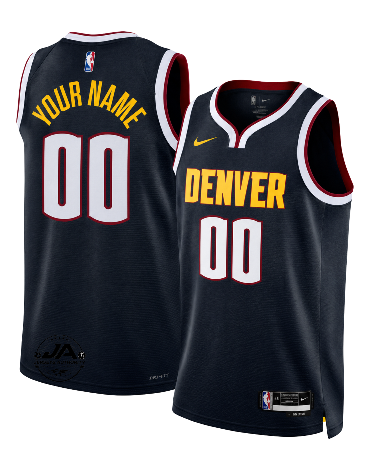 Denver Nuggets Icon Edition Jersey - Navy