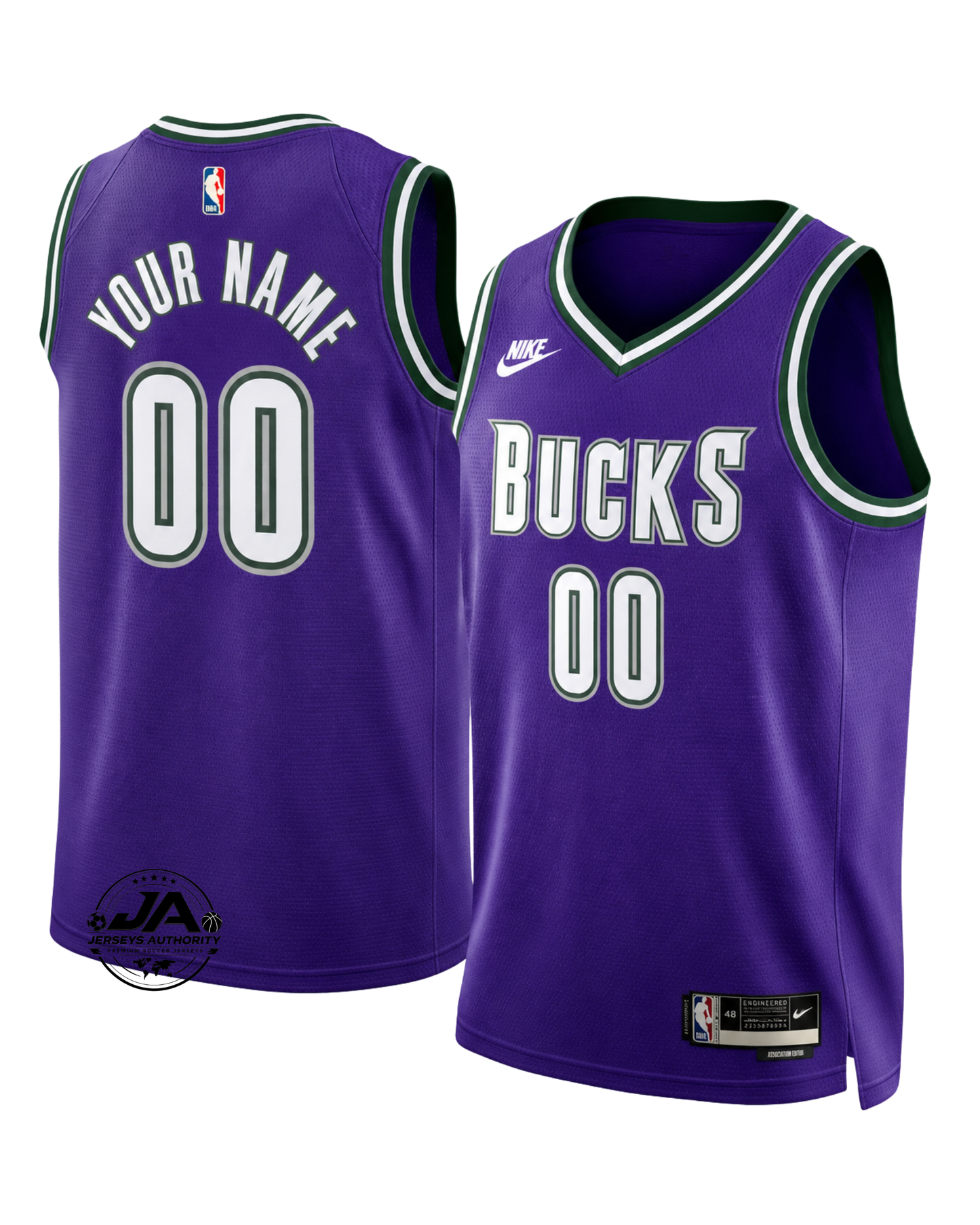 Milwaukee Bucks Classic Edition Jersey - Purple