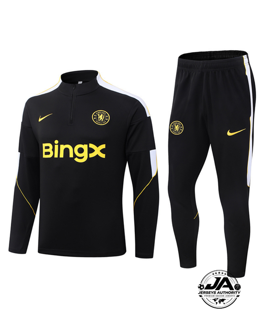 2026/27 Chelsea Black Training Set – Long Sleeve