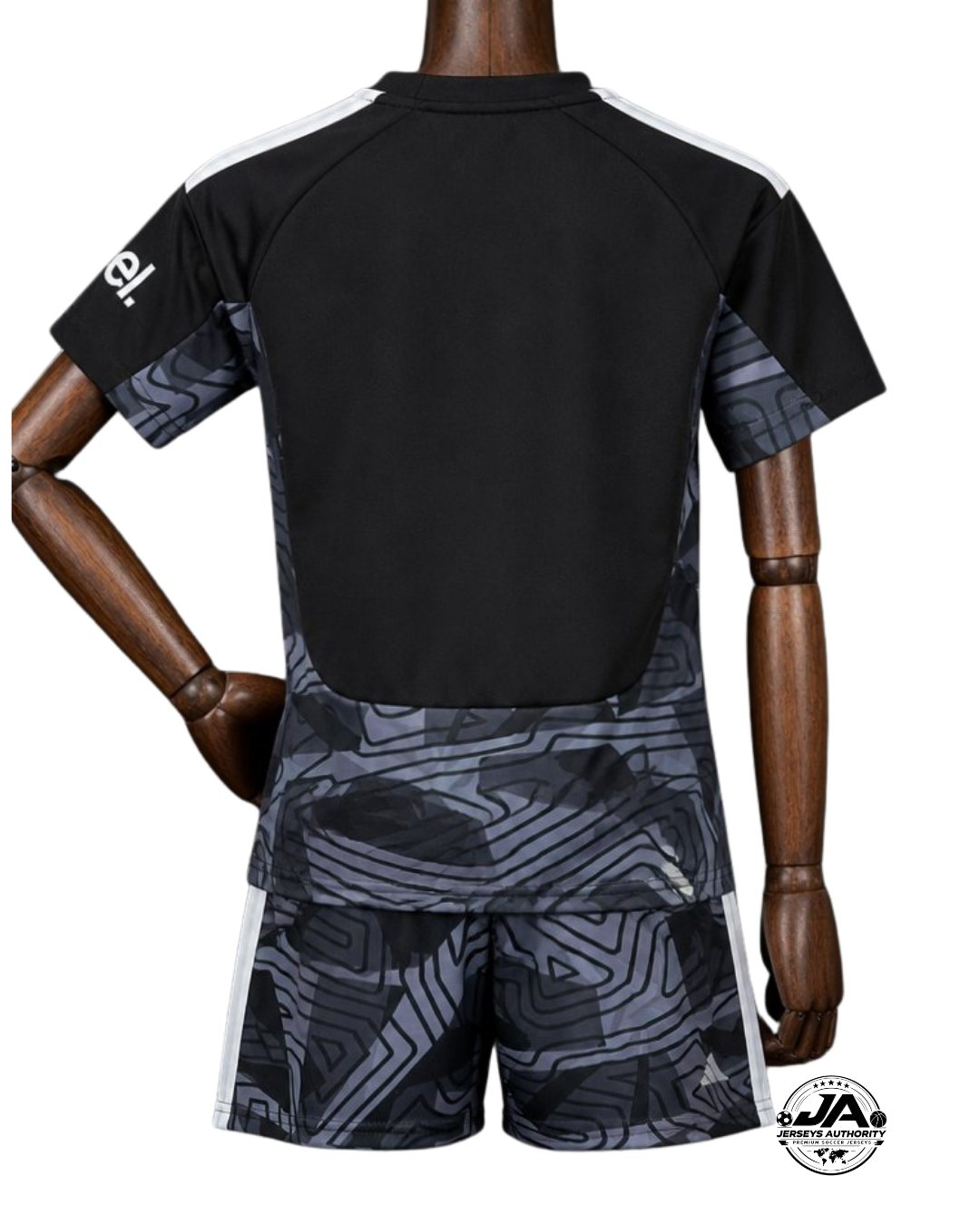 Arsenal 2026/27 Goalkeeper Black Jersey Kids Kit