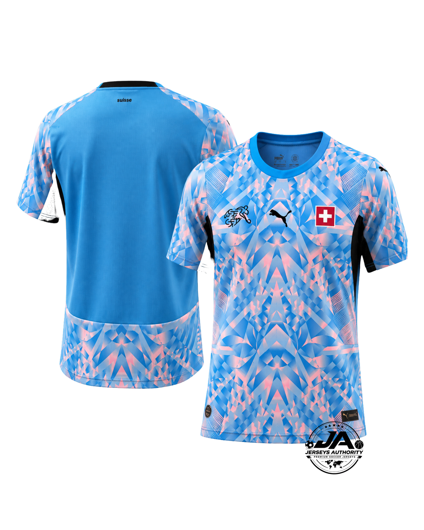 Switzerland Goalkeeper Soccer Jersey World Cup 2026 Blue - Fan Version