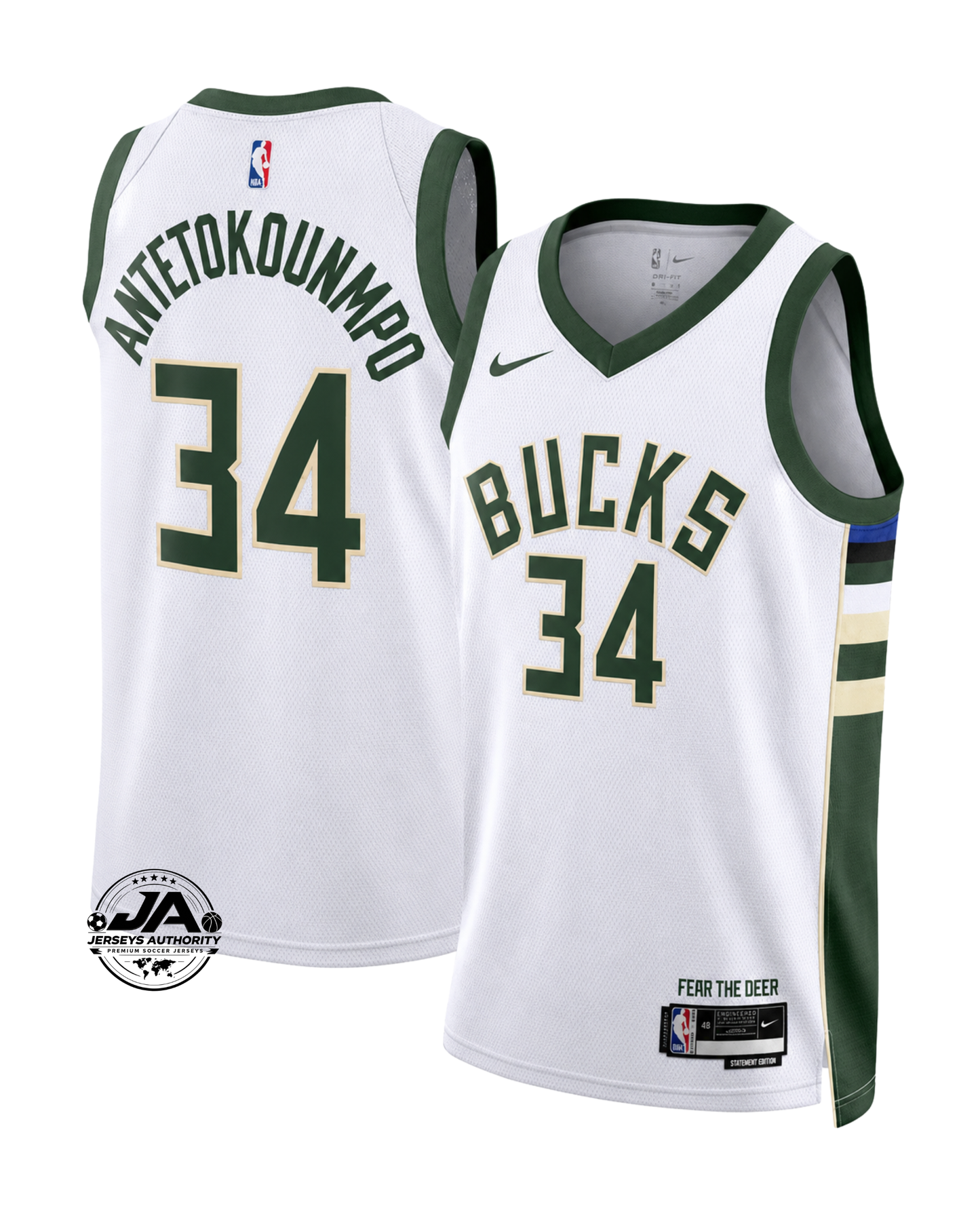 Giannis Antetokounmpo Milwaukee Bucks Association Edition Jersey - White