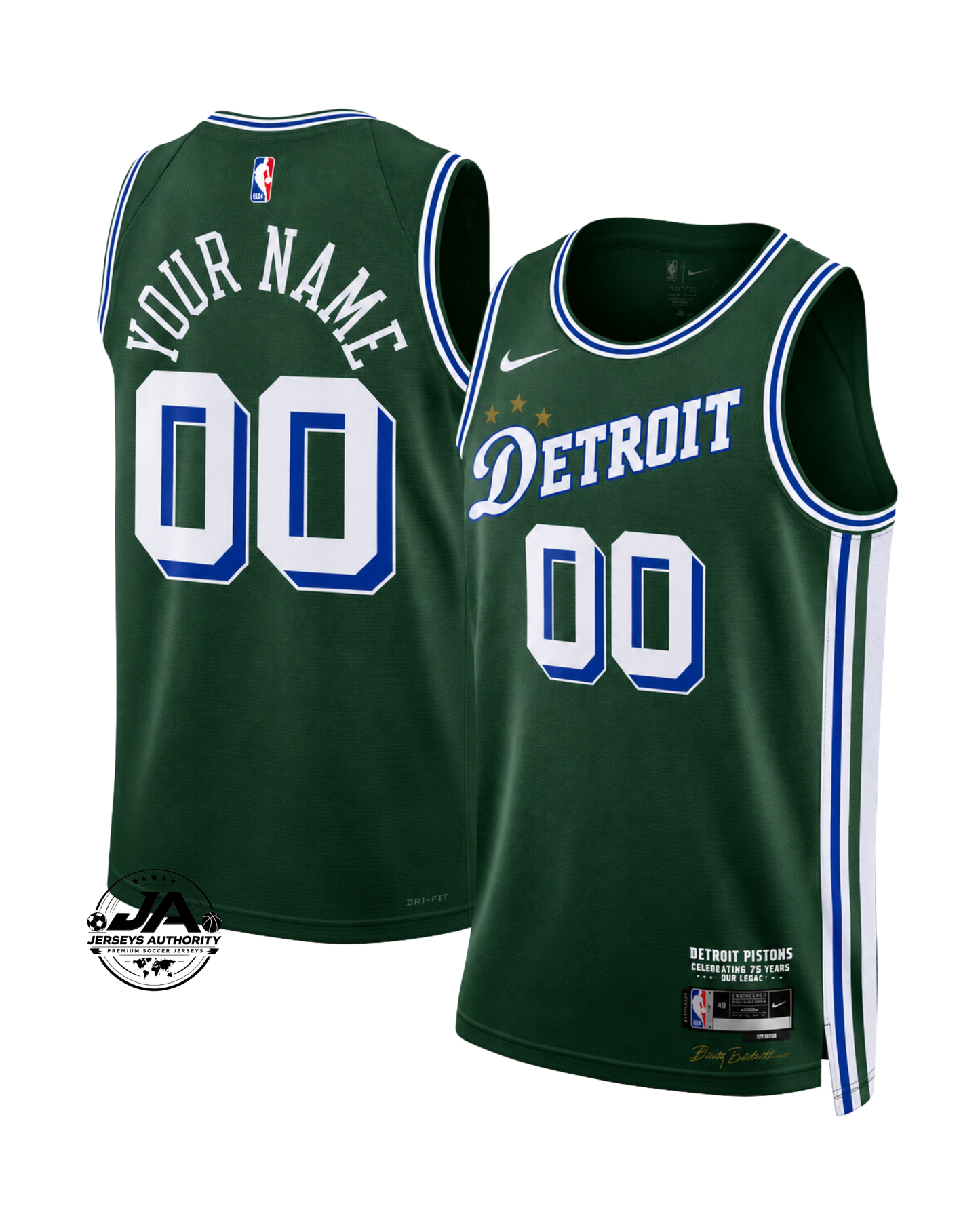 Detroit Pistons City Edition Jersey - Green