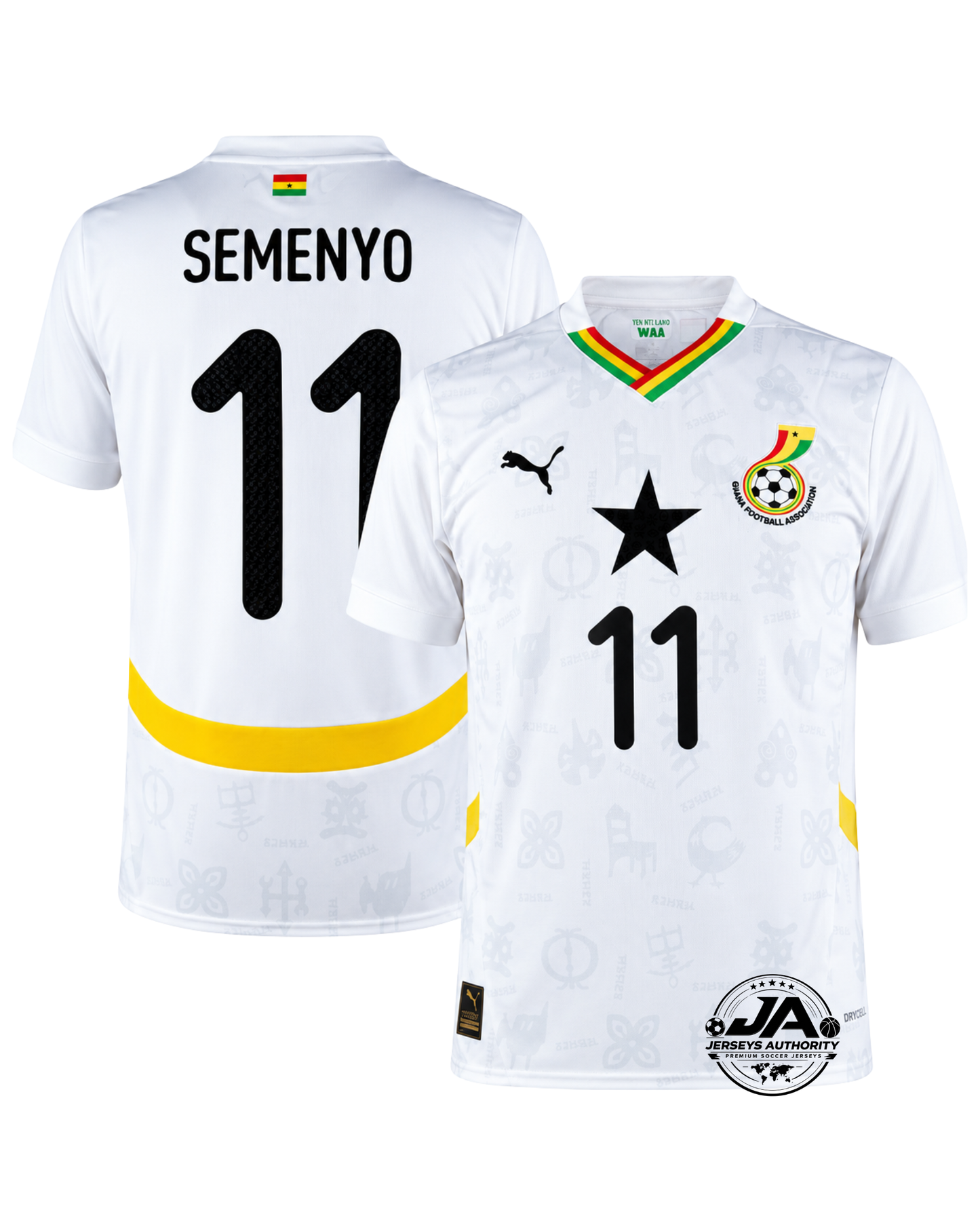 Ghana Semenyo 11 Home Fan Jersey 2025/26