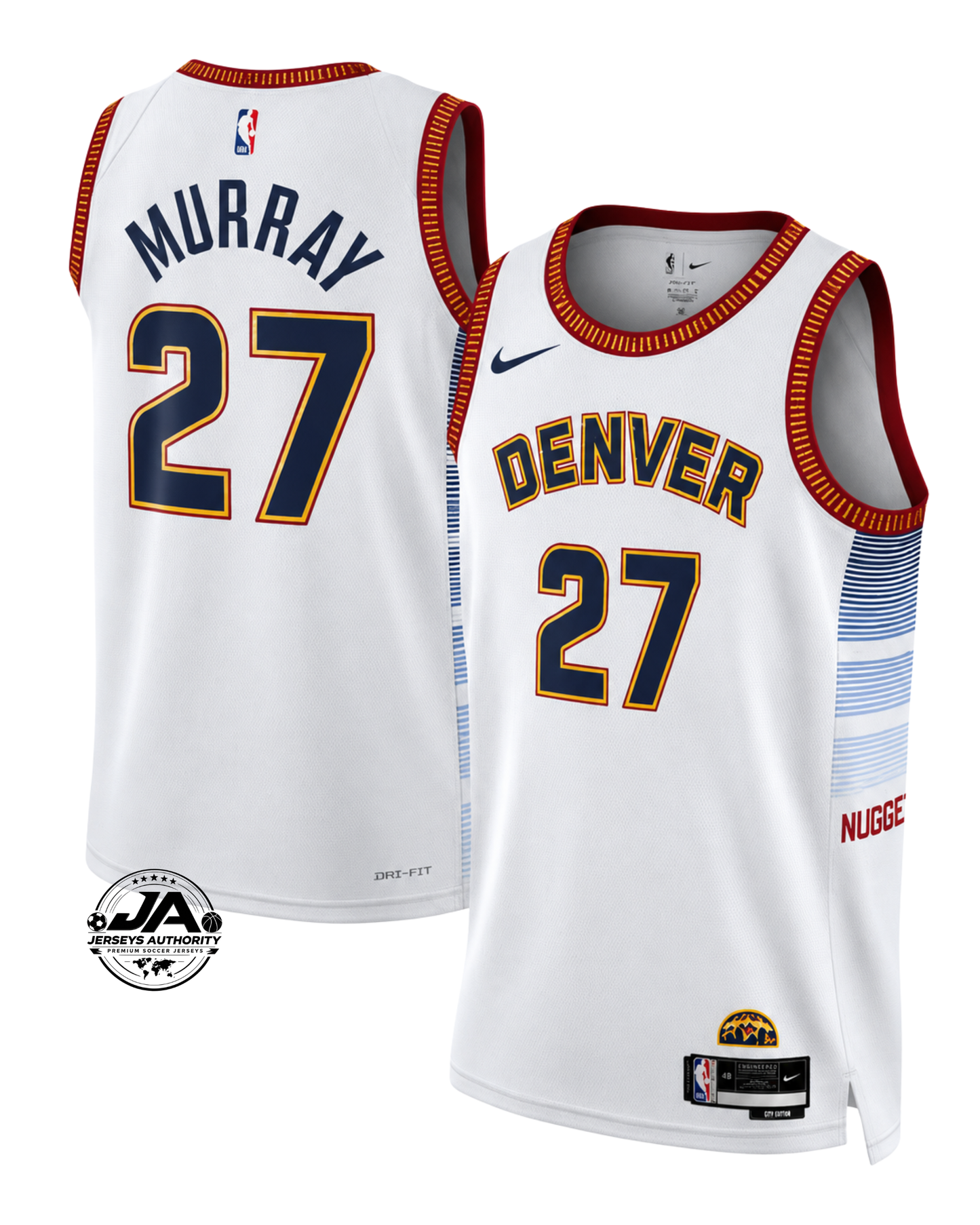 Jamal Murray Denver Nuggets City Edition Jersey - Silver