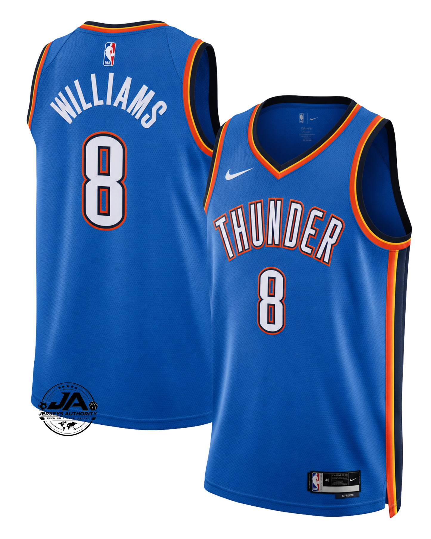 Jalen Williams Oklahoma City Thunder Icon Edition Jersey - Blue