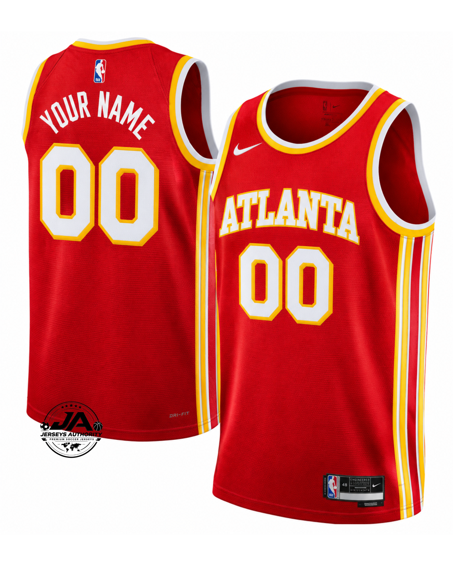 Atlanta Hawks Icon Edition Jersey - Red