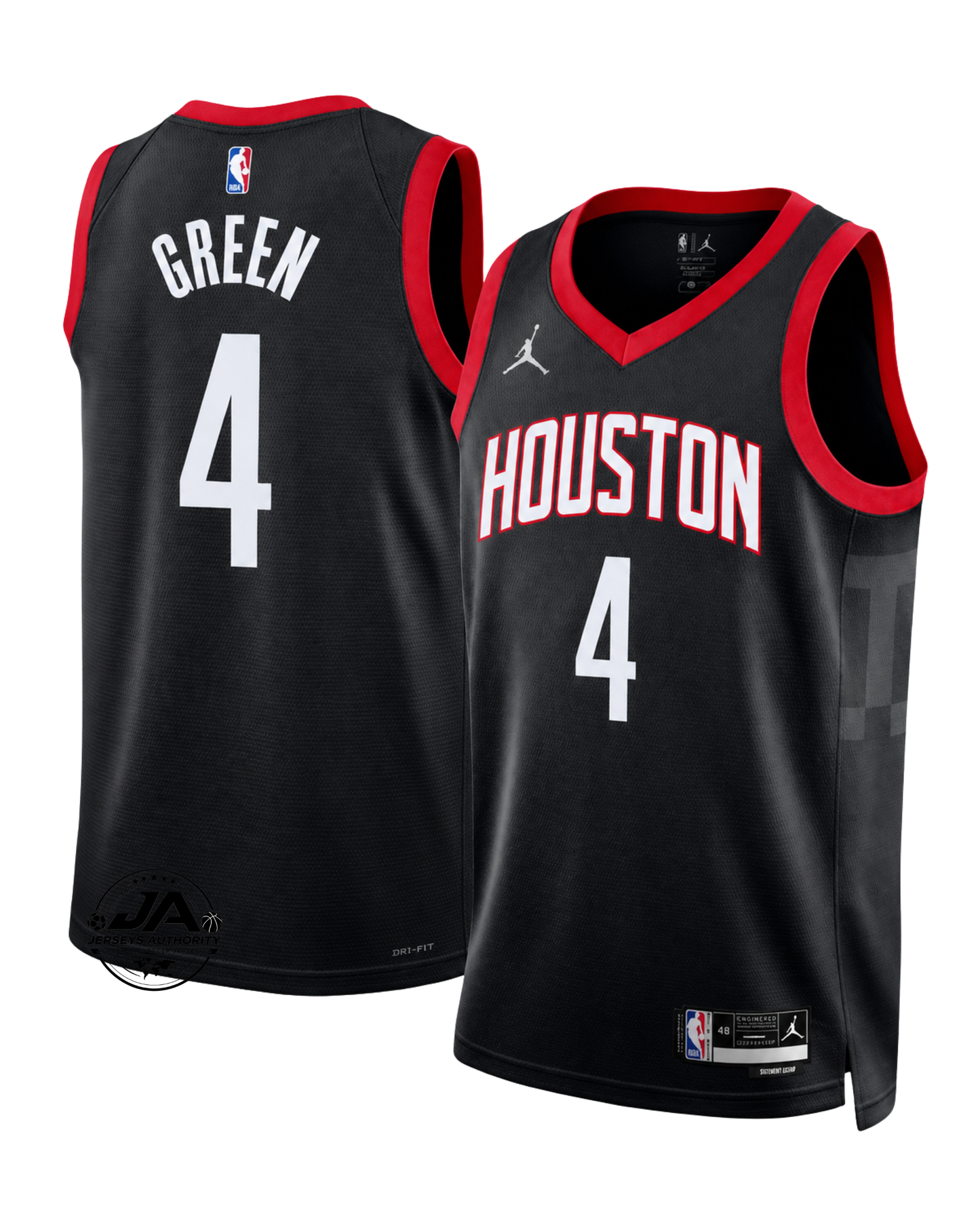 Jalen Green Houston Rockets Statement Edition Jersey - Black