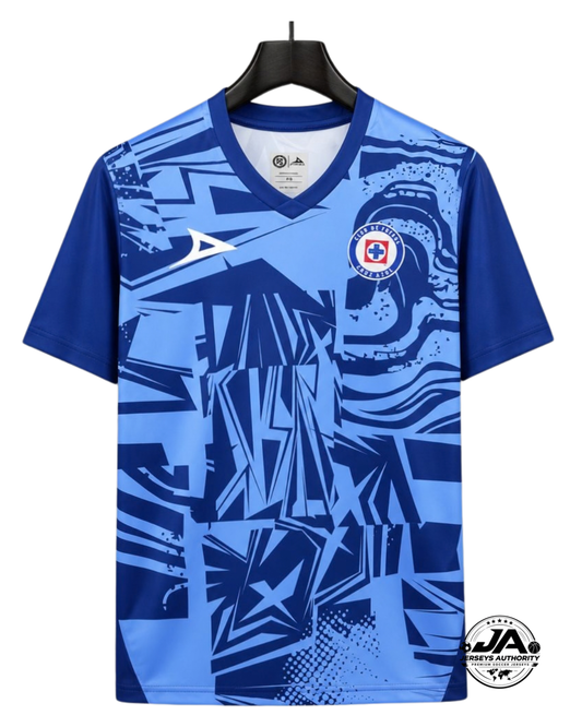 26/27 Cruz Azul Blue Pre-Match Jersey - Fan Version