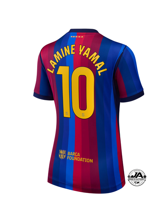 Barcelona I 2026/27 Home Jersey Lamine Yamal - Women's