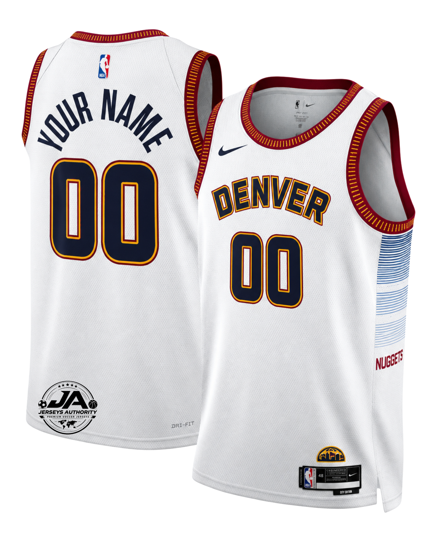 Denver Nuggets City Edition Jersey - Gray