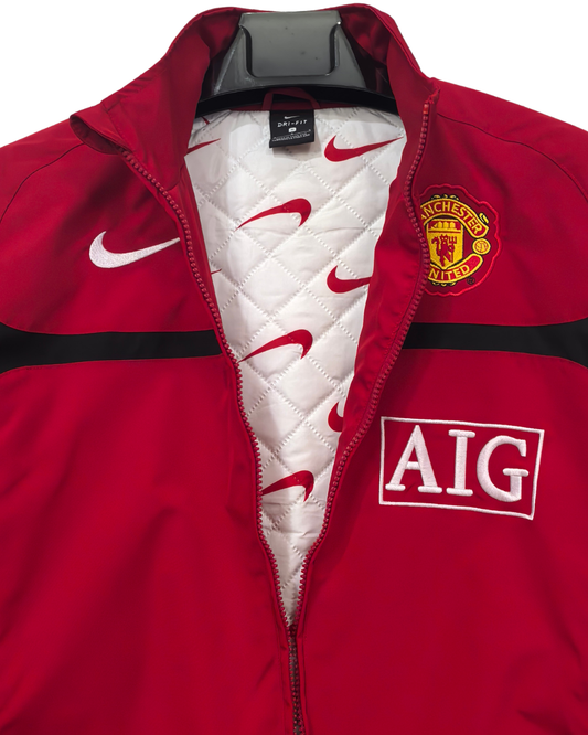 26/27 Manchester United Red Full Zipper Windbreaker