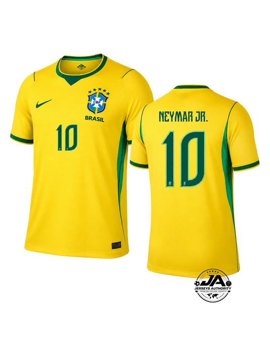 Brazil Neymar Jr. #10 Home Fan Version World Cup 2026