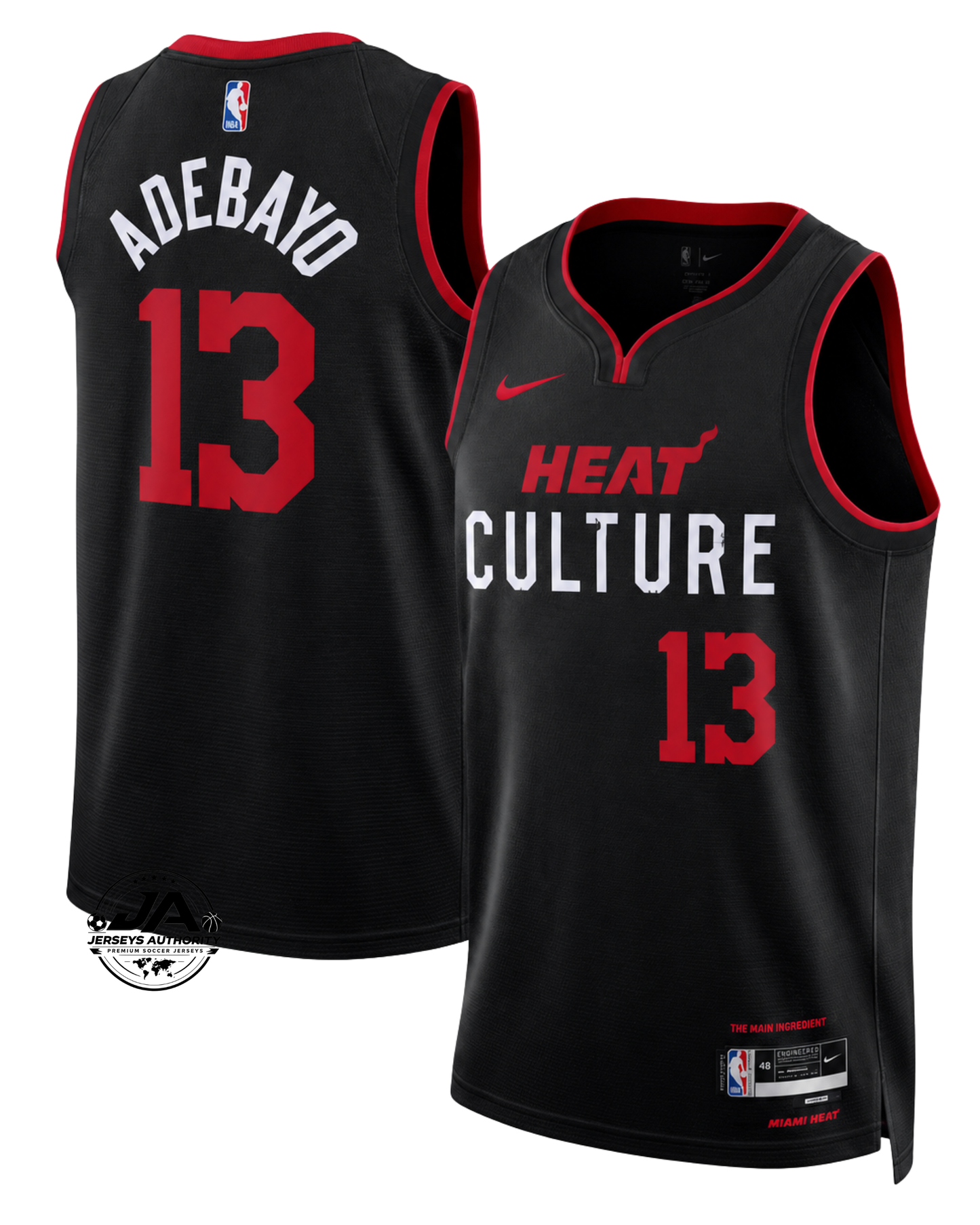 Bam Adebayo Miami Heat City Edition Jersey - Black