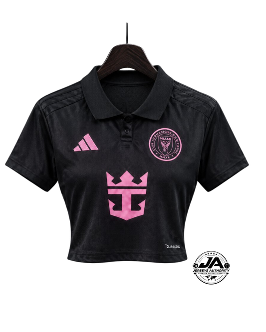 26/27 Women Inter Miami Away Black Crop Jersey