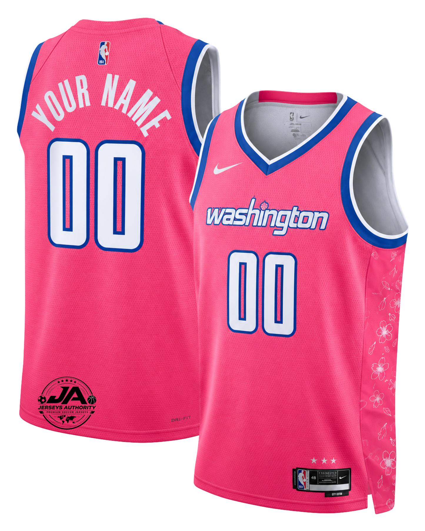 Washington Wizards City Edition Jersey - Pink