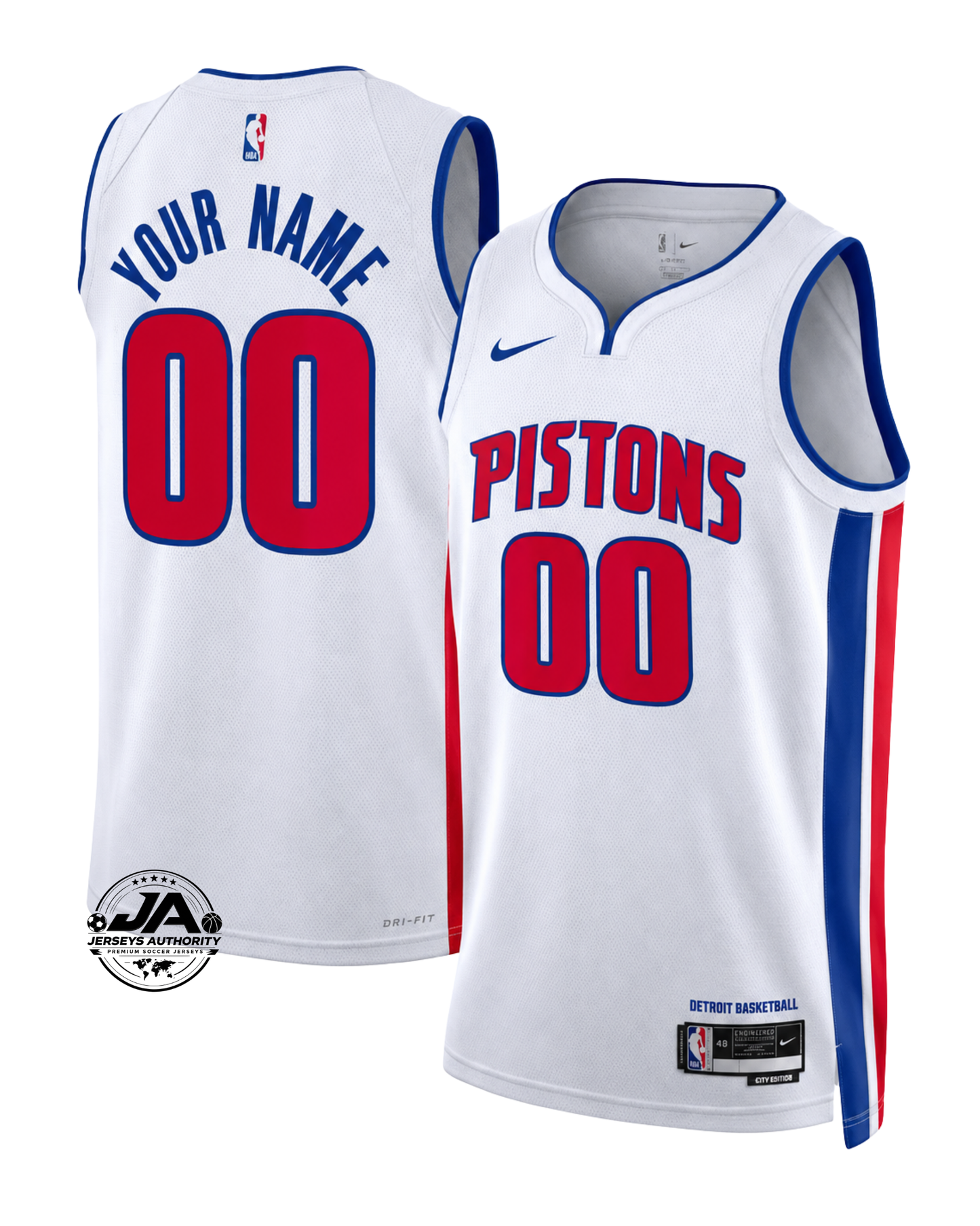 Detroit Pistons Association Edition Jersey - White