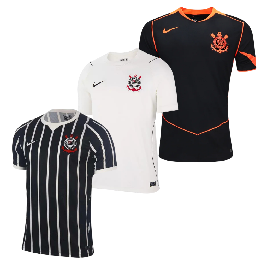 Corinthians Home, Away e Third 2025/26 - Kit 3 - Fan Version