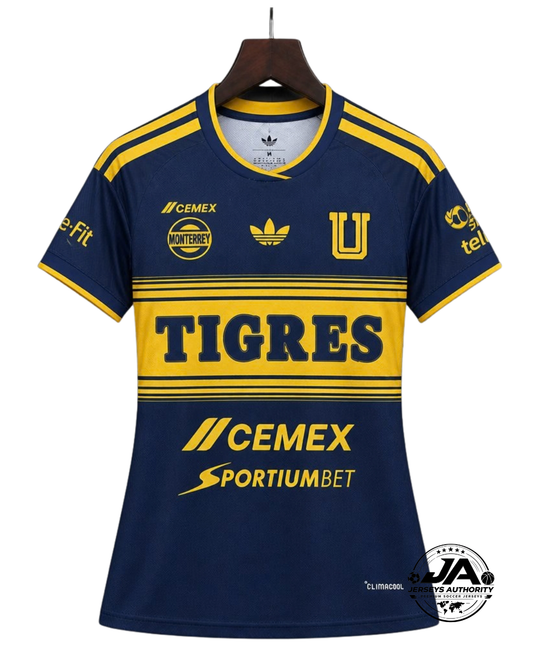 26/27 Women Tigres UANL Away Navy Blue Jersey