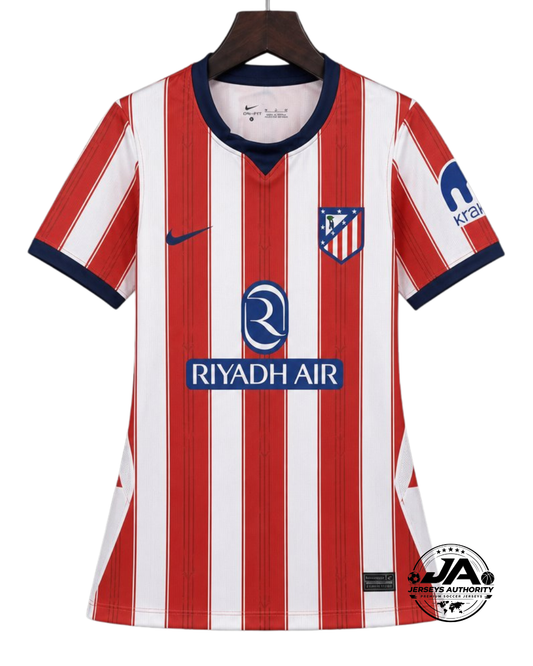 26/27 Women Atletico Madrid Home Red White Jersey