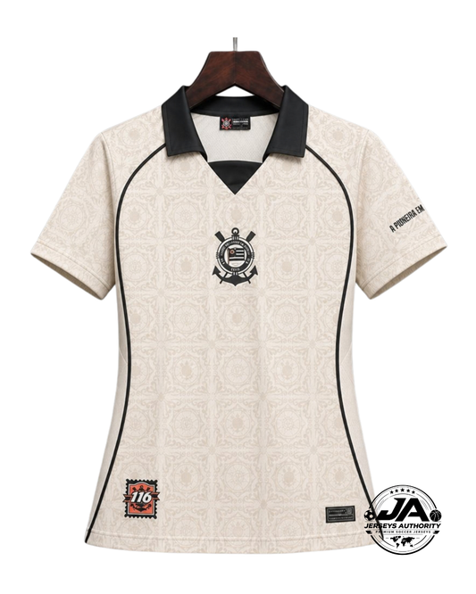 26/27 Women Corinthians 116 Years Anniversary Beige Jersey