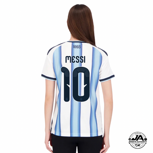 Argentina Home Women's Messi Jersey 2026 World Cup