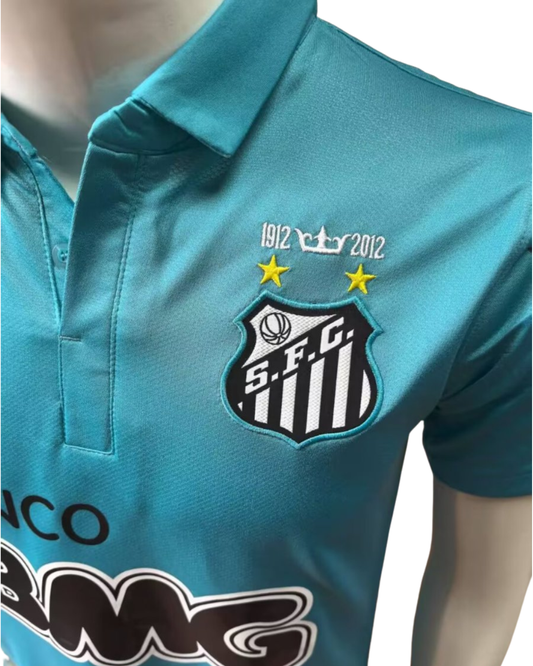 Santos Retro 12/13 Third Blue Jersey - Fan Version