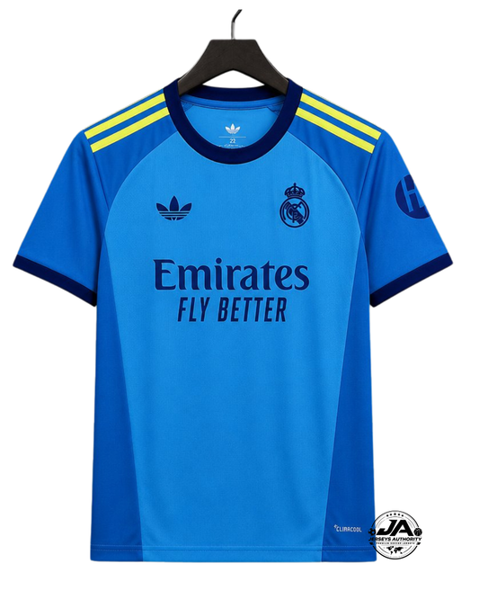 26/27 Real Madrid Goalkeeper Away Blue Jersey