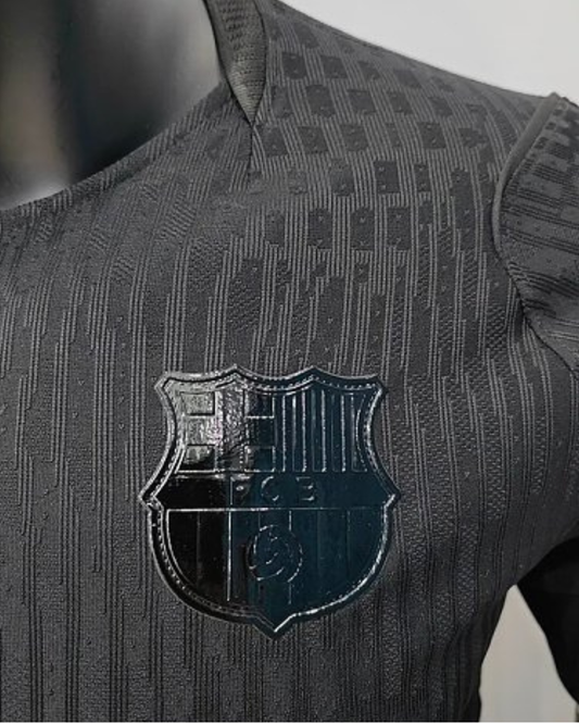 26/27 Barcelona Black Training Player Jersey - Slim Fit