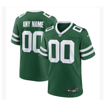 Jets Legacy Custom Game Jersey - Green