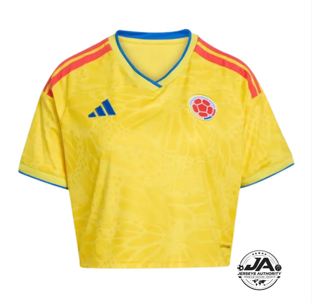 Colombia 26 Home Cropped Jersey - World Cup 2026