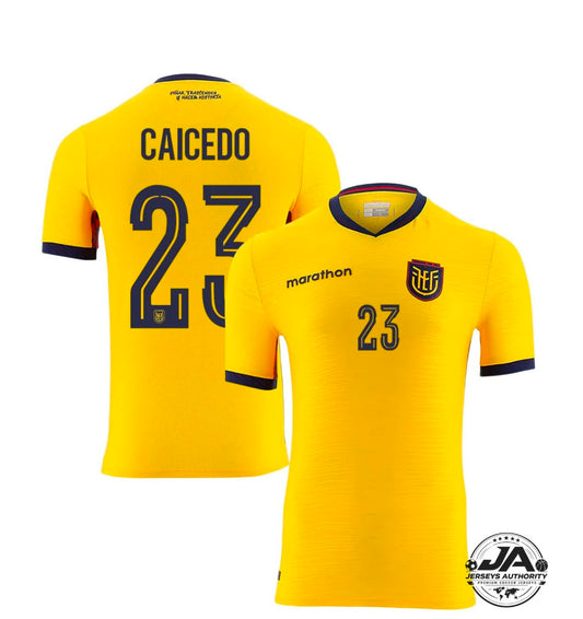 Ecuador M. Caicedo 23 Camiseta Local para Aficionado 2024/25