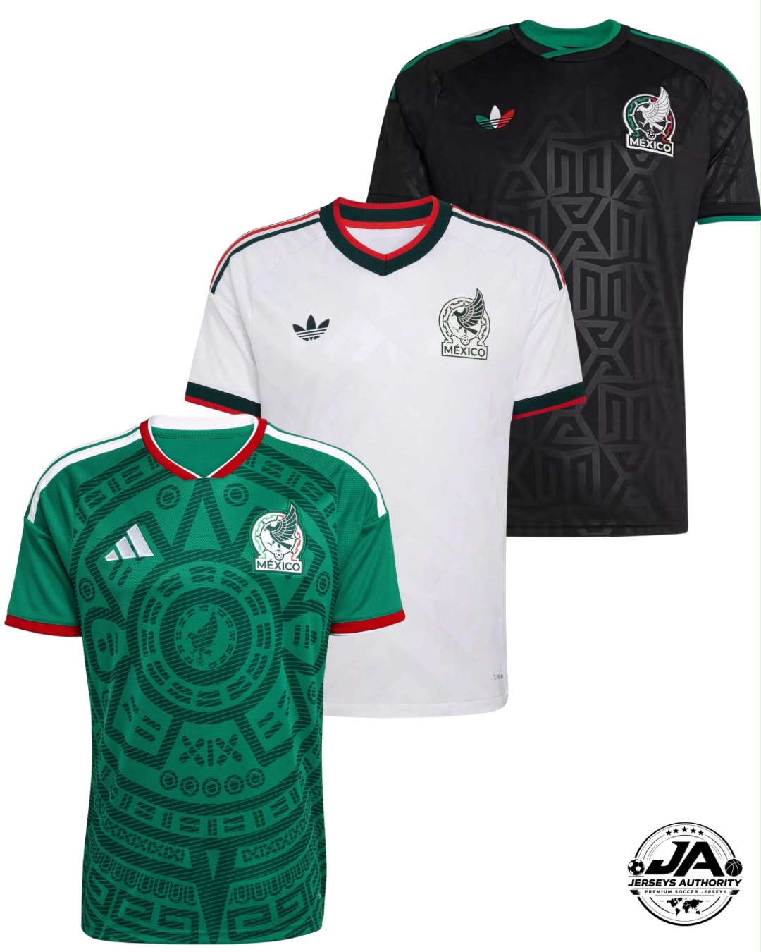 Mexico 3 Pack Jerseys - Home, Away - Fan Version | World Cup 2026
