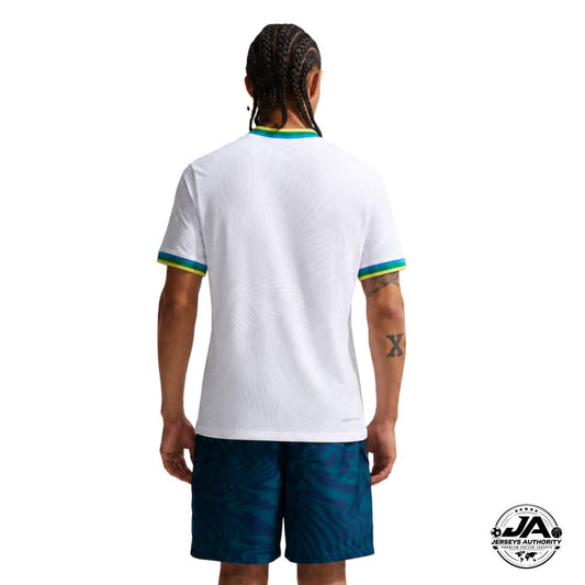 Camiseta Blanca Brasil 2026 - Versión Jugador Ajustada