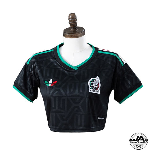 2026 Mexico Women's Stadium Away Cropped Soccer Jersey