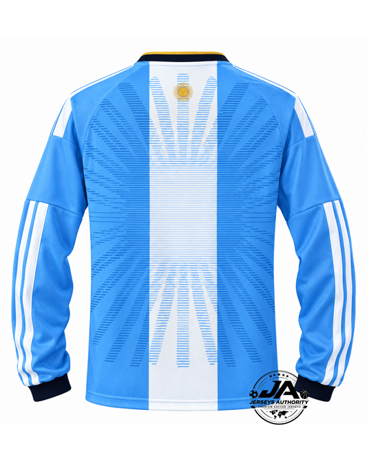 Argentina Messi Anniversary Long Sleeve Model