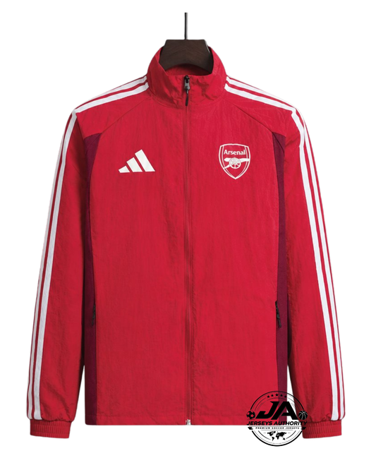 Arsenal red windbreaker front