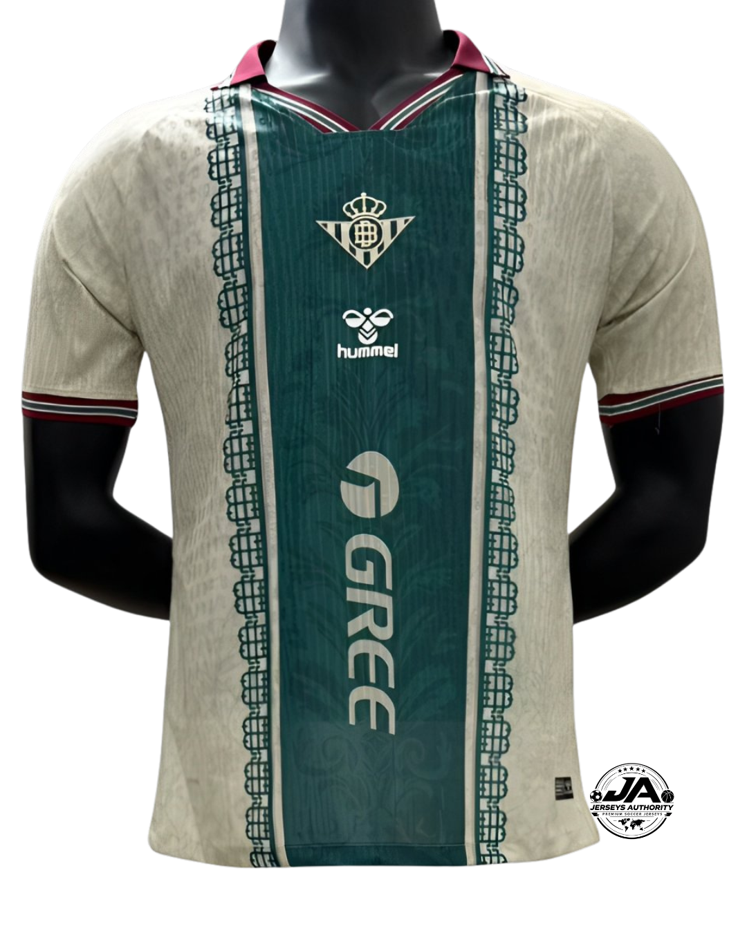 Real Betis 26/27 Central Stripe Jersey - Player Version Slim Fit